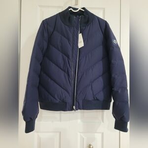 Navy Quilted Jacket